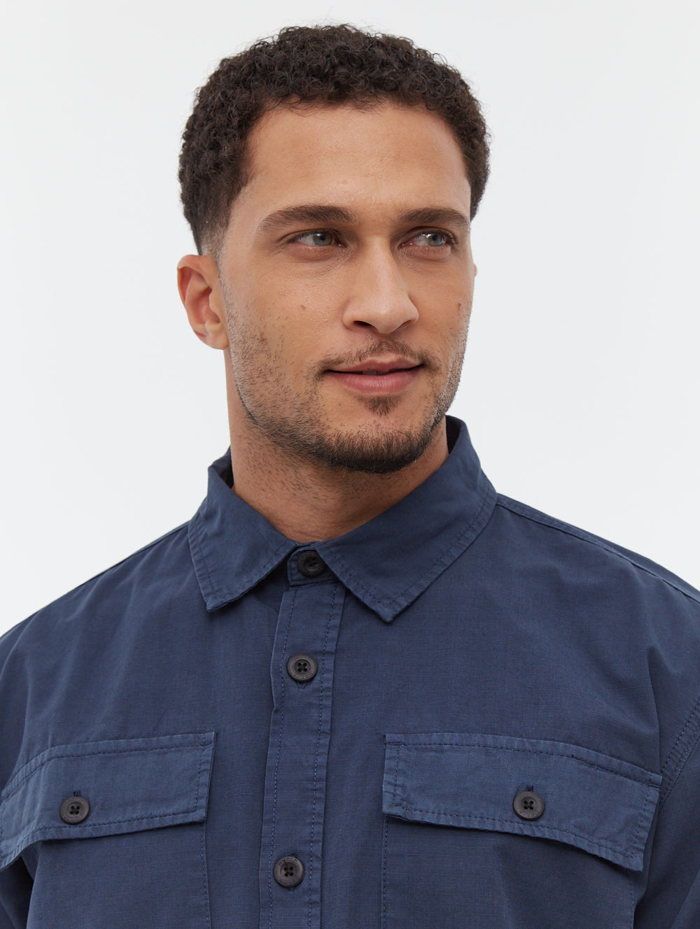 Posima Men's Chest Pocket Long Sleeve Casual Shirt - Comfortable Work Office & Outdoor Wear