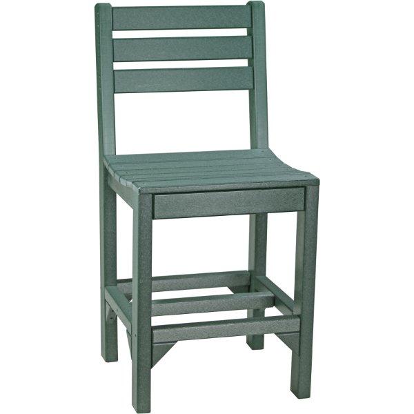 Island Side Chair - Modern Wicker Patio Dining Chair for Outdoor, Garden, Poolside & Porch Use - Lightweight & Durable Rattan Furniture for Backyard, Deck & Balcony