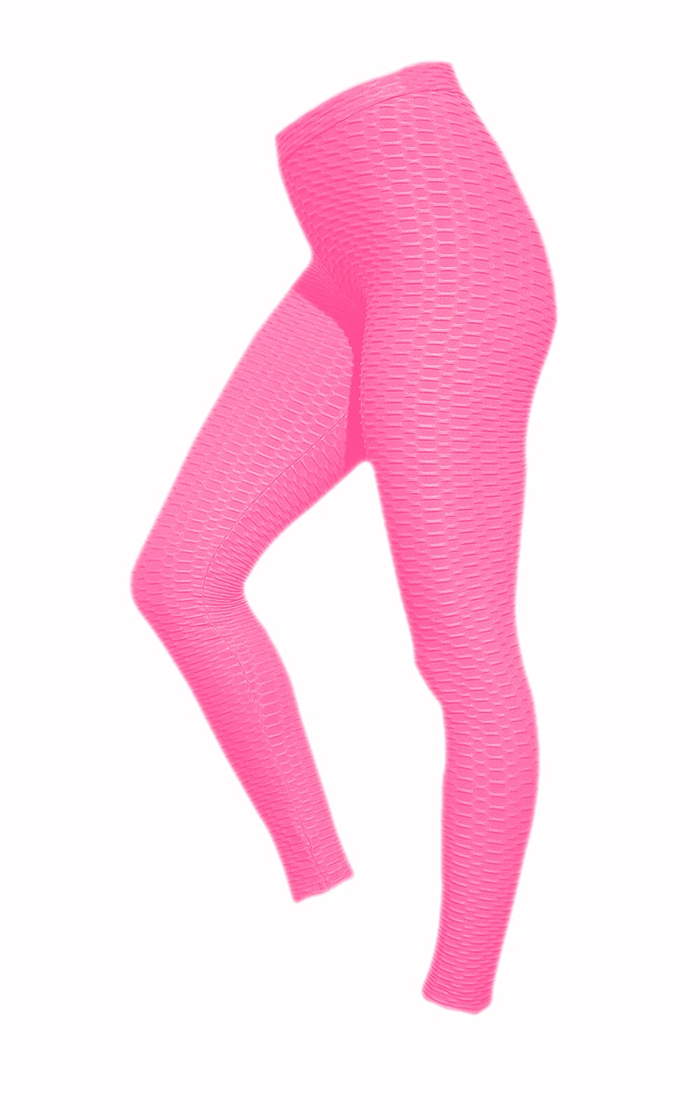 Aelstores Girls Waffle Textured Leggings - Anti-Cellulite Yoga Pants for Women, High Waisted Workout Tights with Scrunch Butt Design - Perfect for Gym, Running & Lounge Wear