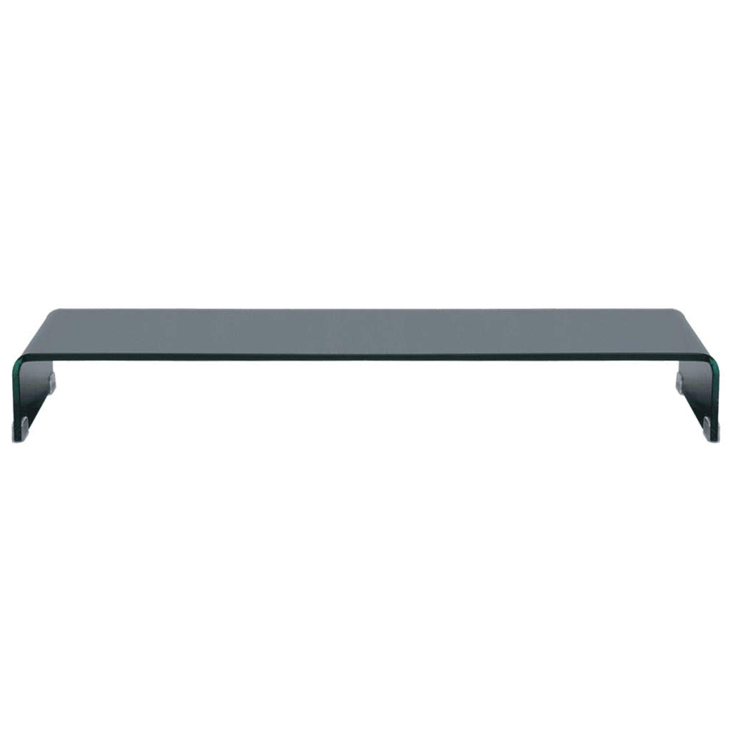 Clear Glass Monitor Stand Riser - 39.4