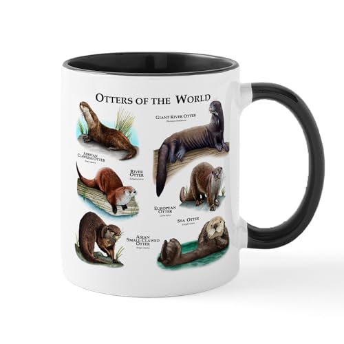 White/Black Inside - Otters Of The World Mug