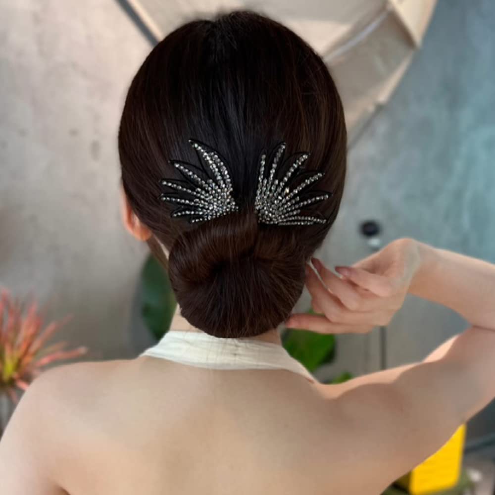 NASAMA Hair Bun Maker for Women - Easy & Elegant Updo Styling Tool, 1 Count (Black) - Perfect for Quick Hairstyles, Work, Parties & Everyday Use