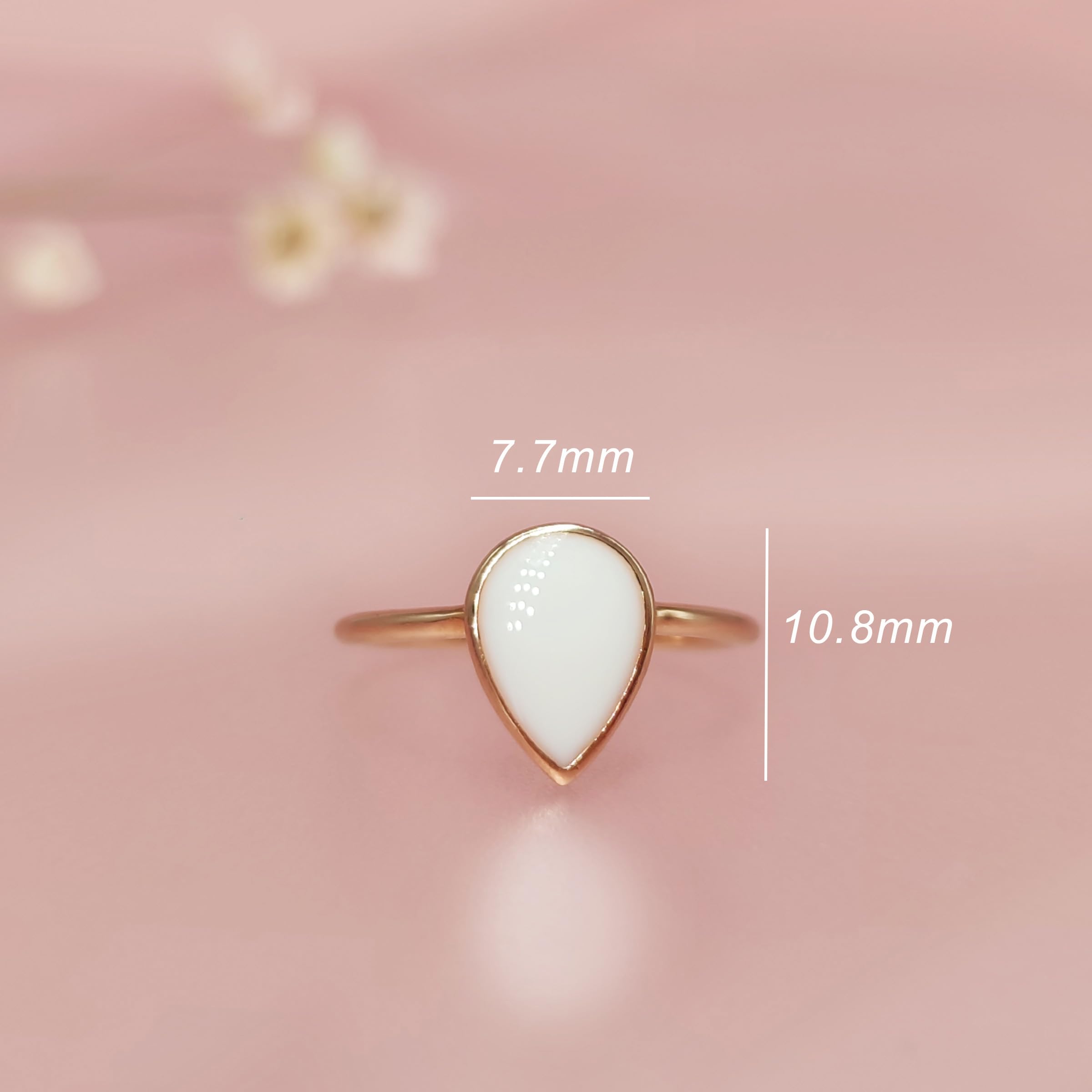 DIY Breast Milk Jewelry Kit - Sterling Silver Teardrop Breastmilk Ring Making Set | Thoughtful Gift for New Moms, Mother's Day, Christmas & Birthdays | Perfect Newborn Keepsake for Cherishing Motherhood Moments at Home or Special Occasions