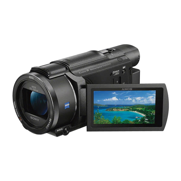 Sony Handycam AX53 4K Camcorder with Exmor R CMOS Sensor - Perfect for Travel Vlogging, Family Events & Professional Video Recording