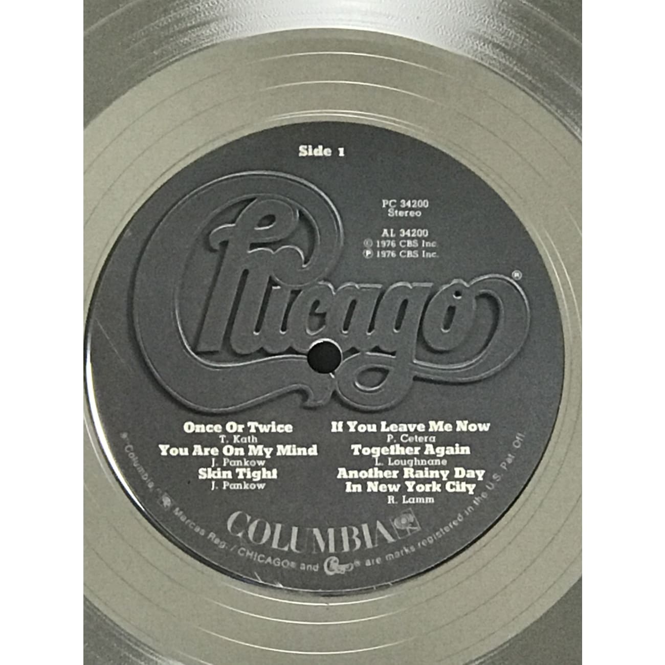 Chicago X 1979 Australian Label Award - Rare Collectible Music Memorabilia for Chicago Fans & Vinyl Record Collectors - Perfect for Display in Music Rooms, Man Caves & Collector's Showcases