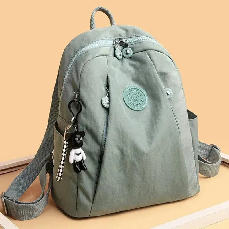 Waterproof Nylon Backpack for Teens - Lightweight School Backpack with USB Charging Port, Durable Travel Backpack for High School & College Students - Perfect for School, Travel & Outdoor Adventures