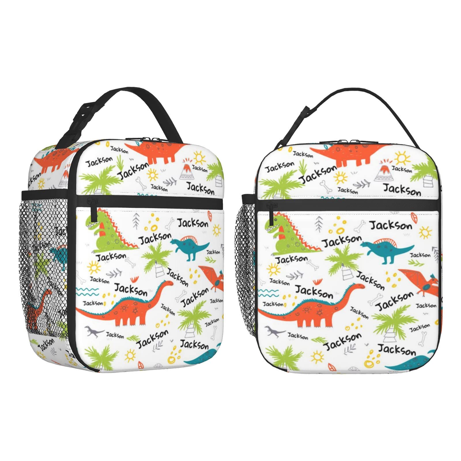 Personalized Insulated Lunch Bag for Men, Women, Boys & Girls - Custom Name Lunch Box for School, Office & Picnic - Reusable Thermal Tote for Work, Travel & Outdoor Activities