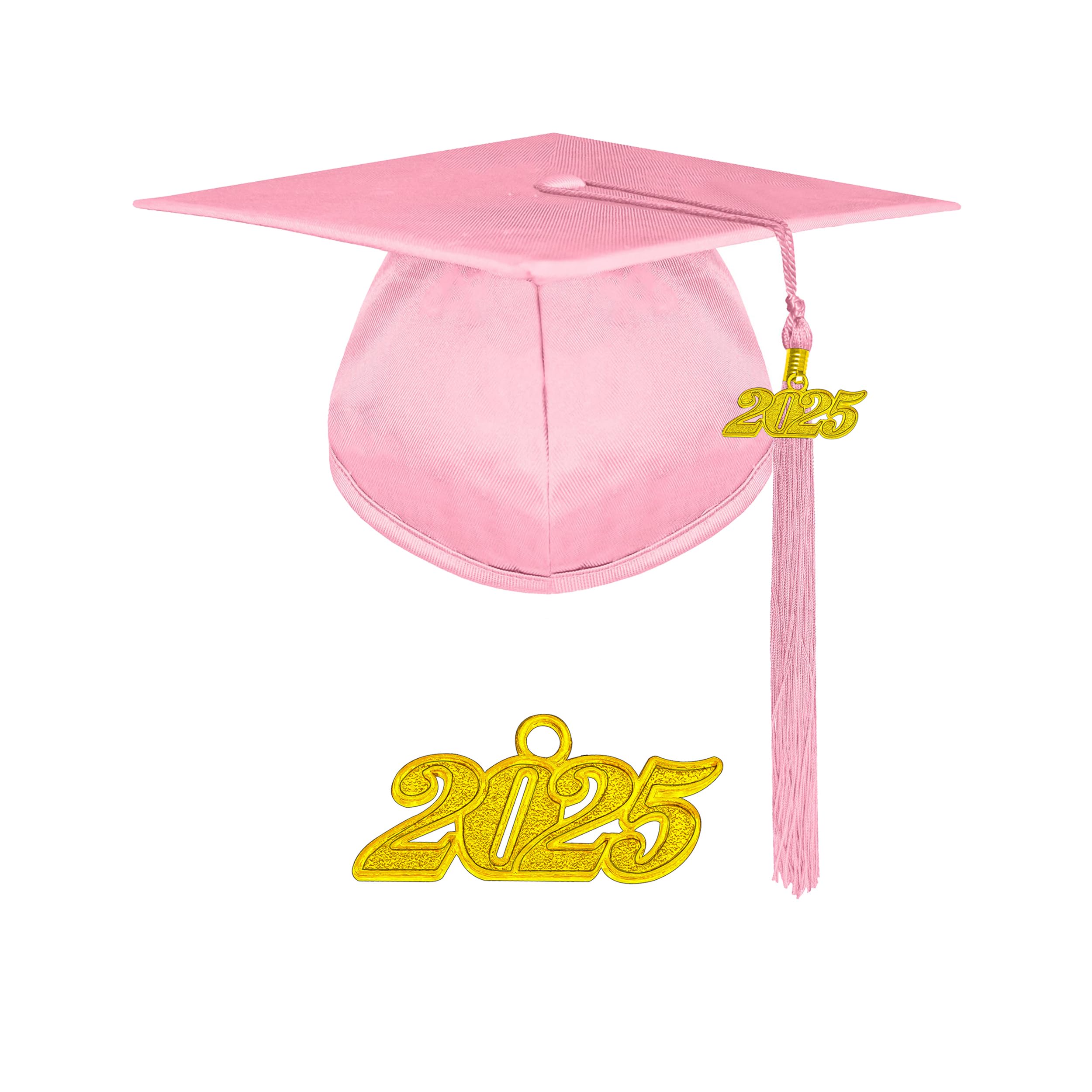 Preschool & Kindergarten Graduation Cap and Gown Set with 2025 Charm Tassel - Bulk Discounts for Schools & Daycares - Perfect for End-of-Year Ceremonies & Photo Shoots