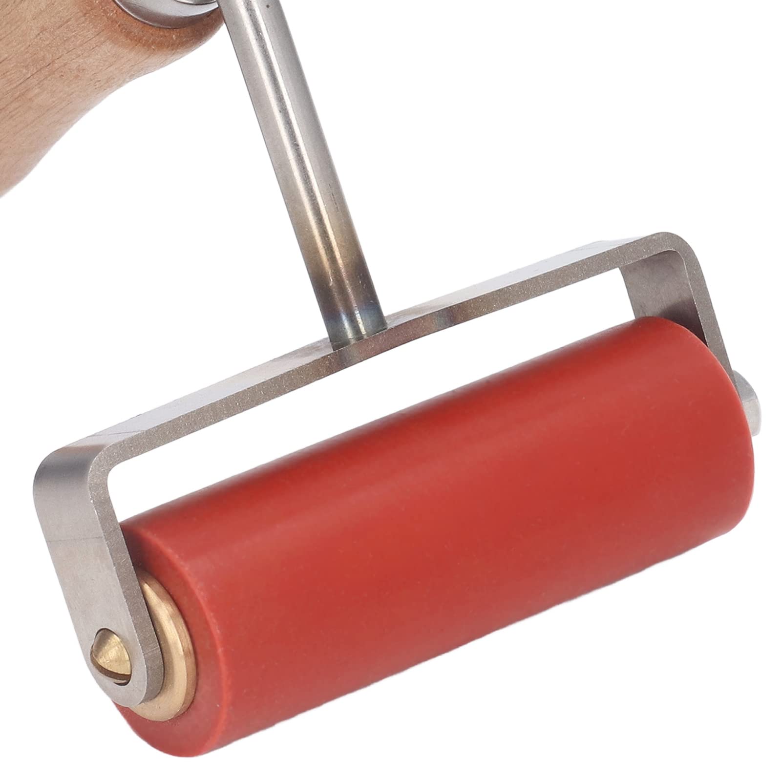 90mm 75 Degree Bend Silicone Hand Press Seam Roller - Heat Resistant up to 260℃ - Professional Roofing Roller & PVC Welding Tool for Waterproofing, Flooring & DIY Projects