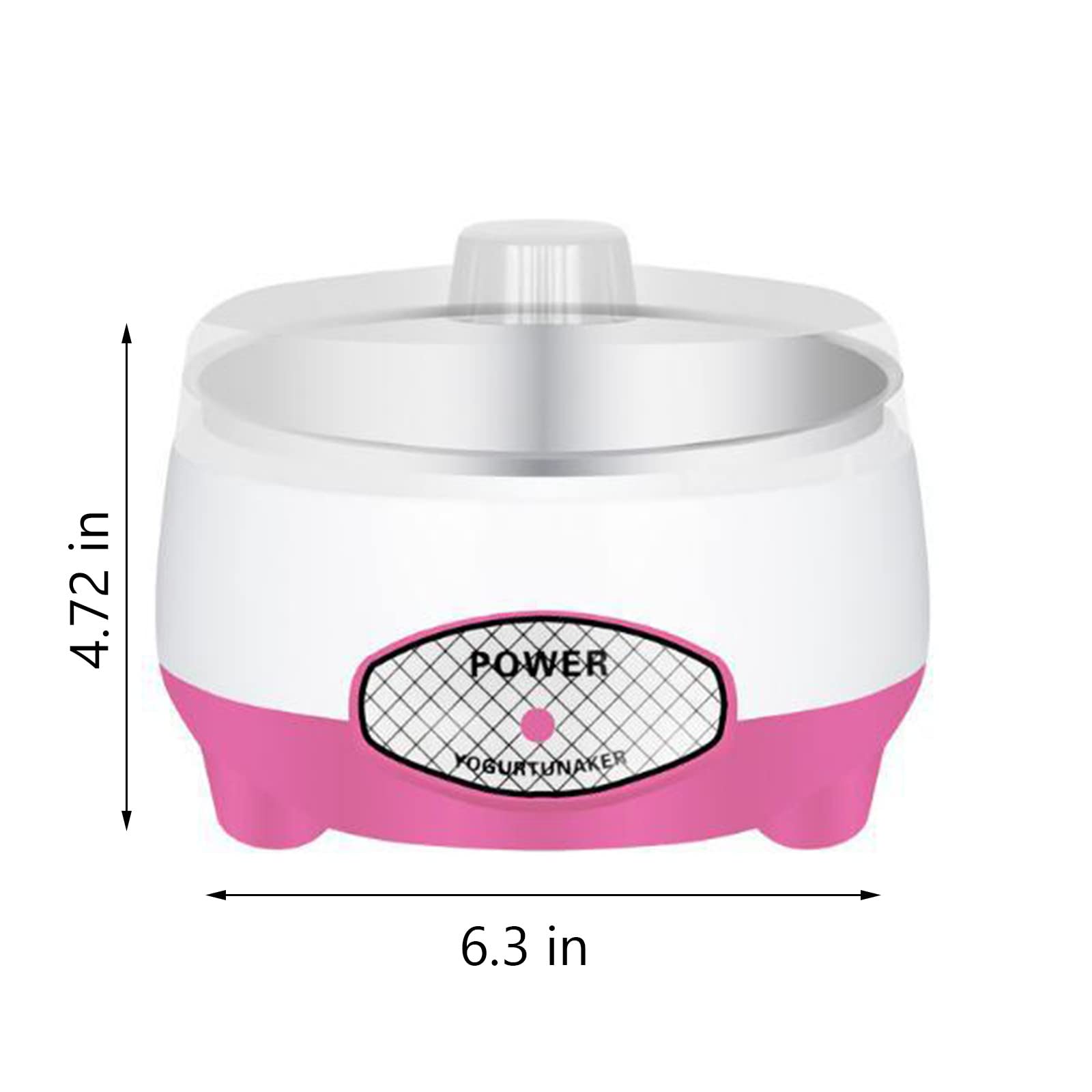 Premium Stainless Steel Electric Yogurt Maker - Portable Homemade Greek Yogurt, Cheese & Natto Machine - Perfect for Kitchen, Camping & Healthy Snacks