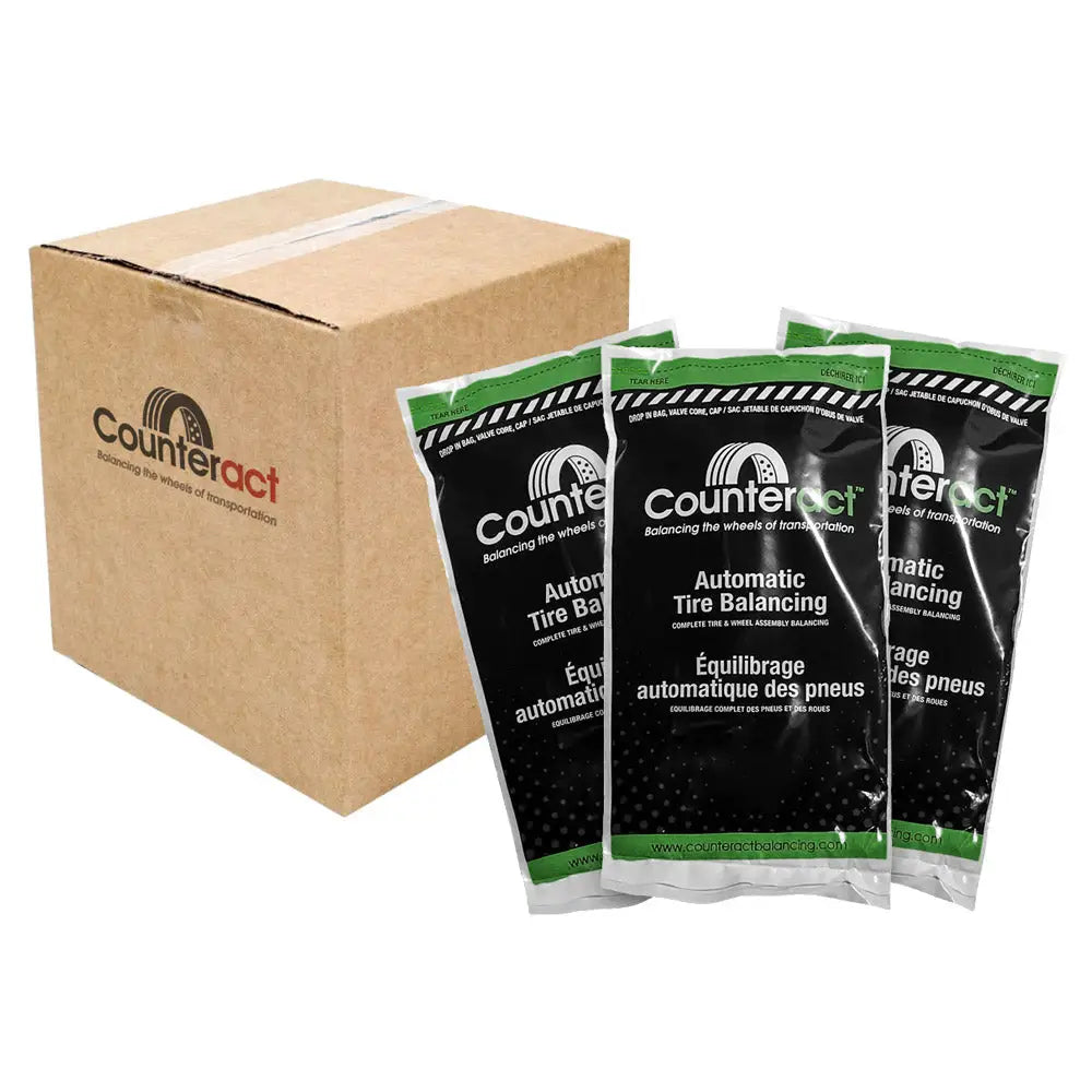 Counteract Tire Balancing Beads for Trucks & Trailers - Eliminate Wheel Vibration, Improve Fuel Efficiency (Case of 12) - Perfect for Off-Roading, RV & Heavy-Duty Vehicles