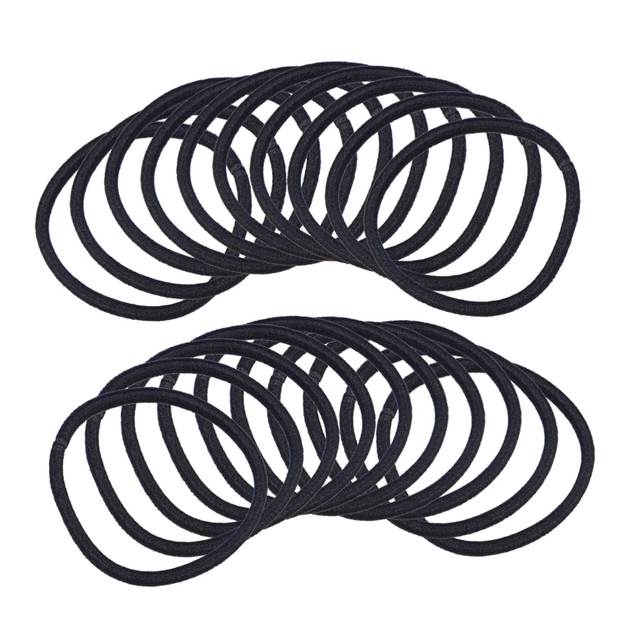 Beavorty 100pcs Stretchy Scrunchies Hair Ties for Women & Girls - Soft Ponytail Holders, Coil Hair Rings, Bun Accessories - Perfect for School, Workout, Office & Everyday Styling