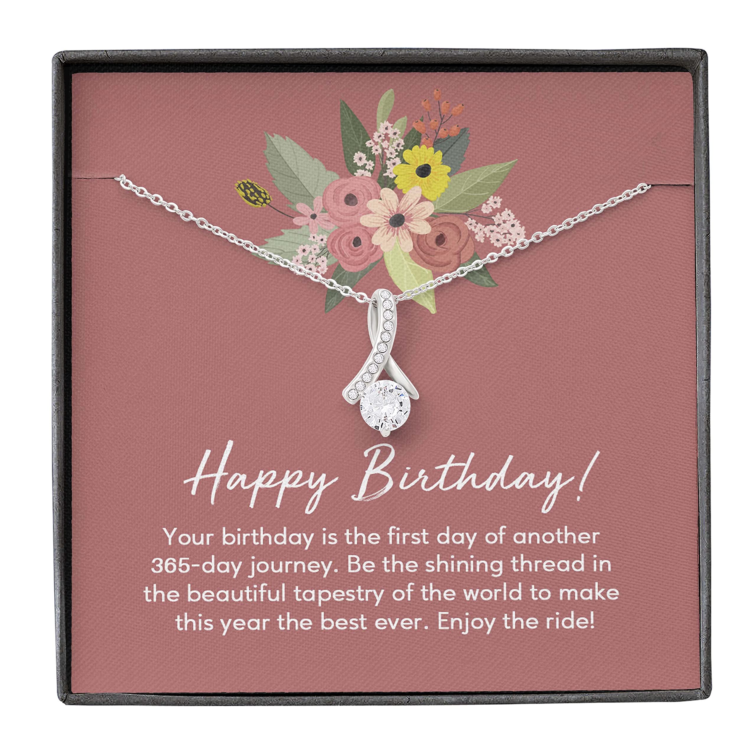 PAFIRA Sterling Silver Birthday Necklace for Women - 925 Silver Chain with Pendant, Elegant Jewelry Gift for Her with Gift Wrapping | Perfect Birthday, Anniversary & Special Occasion Present
