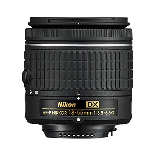 Nikon AF-P DX NIKKOR 18-55mm f/3.5-5.6G VR Lens for DSLR Cameras - Perfect for Travel, Portrait & Everyday Photography