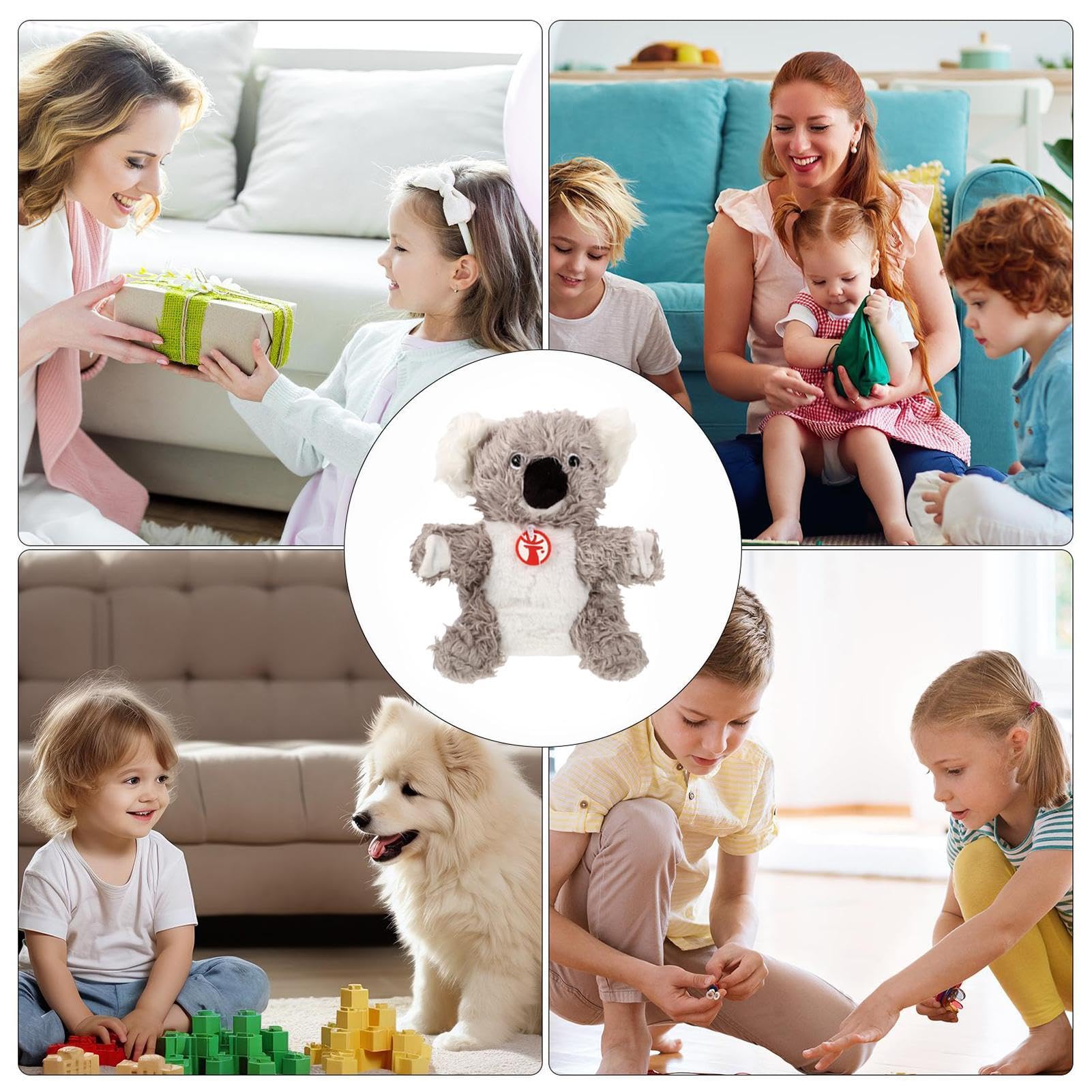**Koala Hand Puppets - Soft Plush Animal Puppets with Comfortable Grip, Fun Interactive Toys for Kids, Family & Friends - Perfect for Storytelling, Easter Gifts & Birthday Parties**