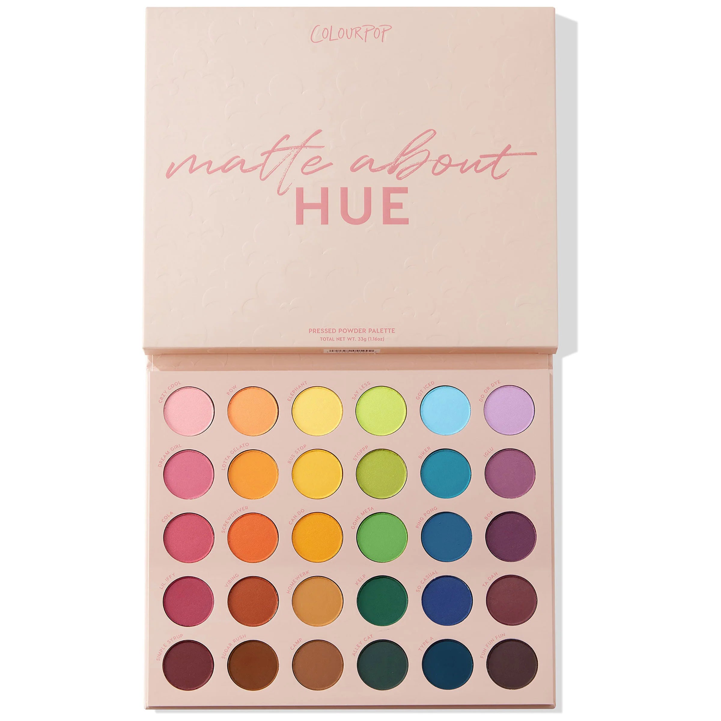 ColourPop Matte Eyeshadow Palette - Highly Pigmented, Long-Lasting Matte Eyeshadows for Everyday Makeup & Professional Looks | Perfect for Daytime Office Wear & Evening Party Makeup
