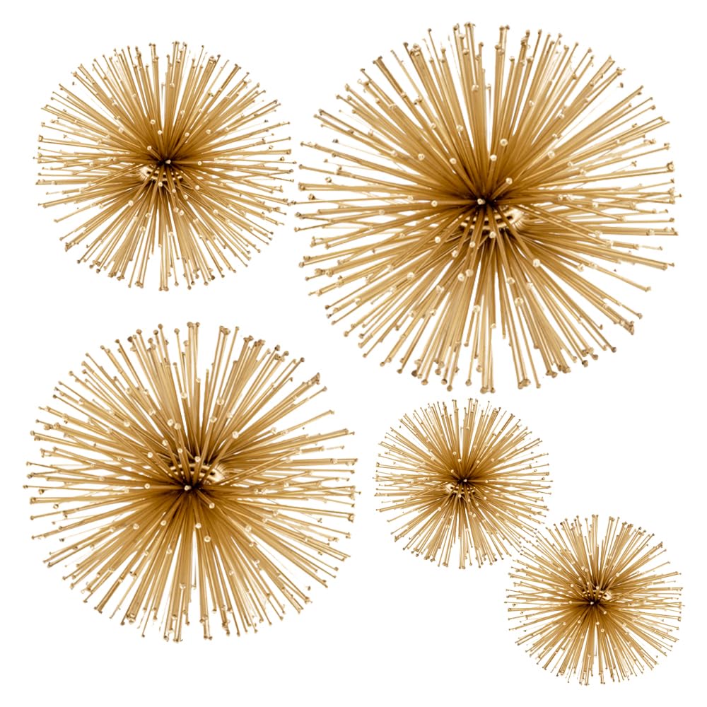 Modern Gold Erizo Urchin Sphere Decor - 8