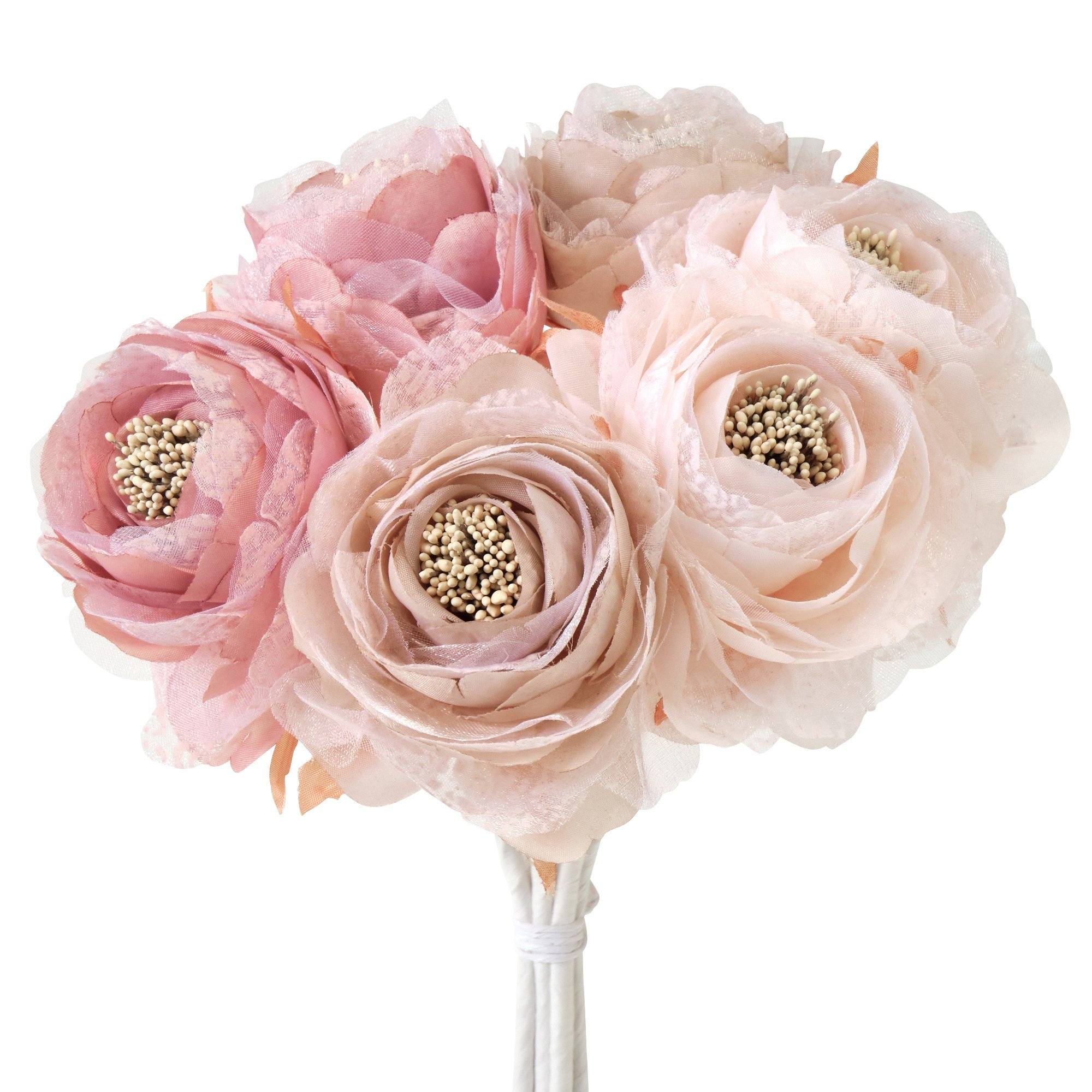 Beautiful Airy Rose Bouquet - Medium Pink Fresh Flowers for Weddings, Anniversaries & Romantic Gifts