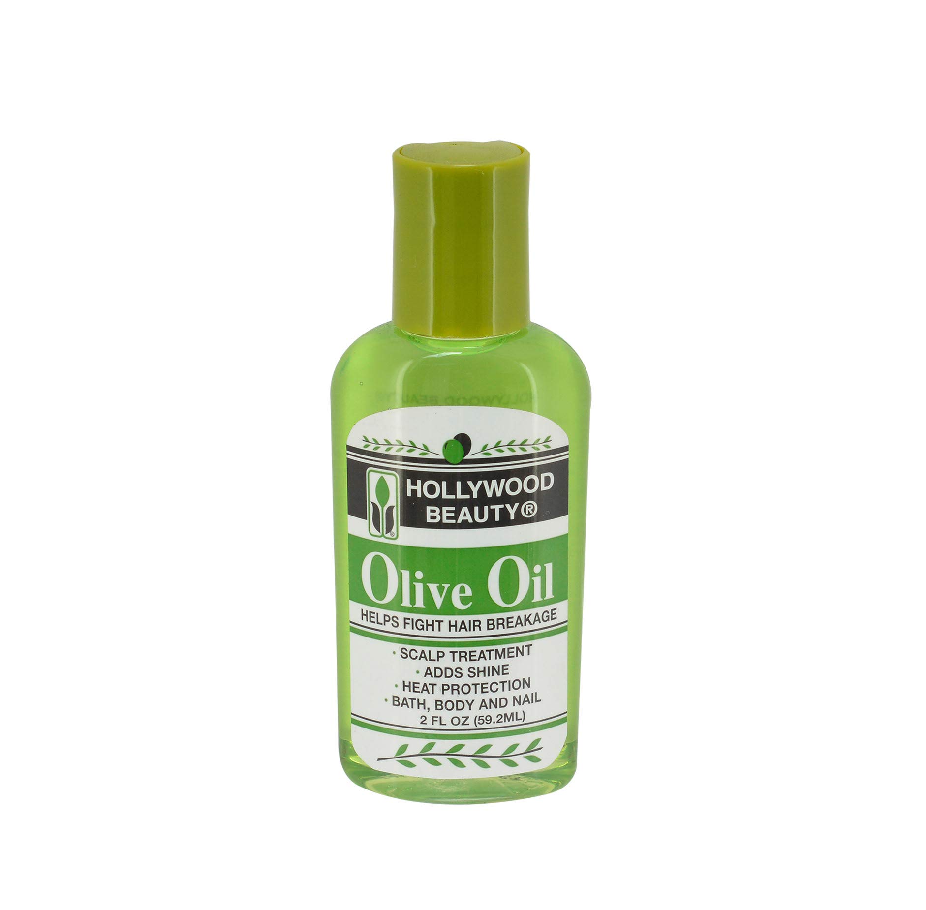 Hollywood Beauty Olive Oil for Hair & Skin - 2 Oz (Pack of 4) - Deep Conditioning Treatment, Moisturizer & Shine Enhancer - Perfect for Dry Hair Care, Scalp Treatment & Skin Hydration