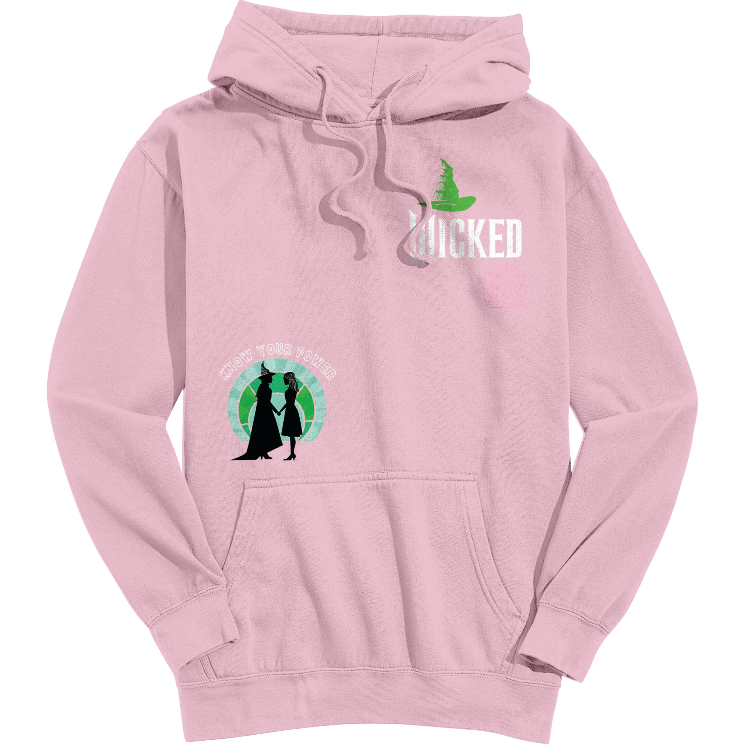 Isaac Morris Limited Wicked Know Your Power Hooded Sweatshirt for Adults & Kids | Unisex Pullover Hoodie | Streetwear Fashion for Everyday Wear & Casual Outfits