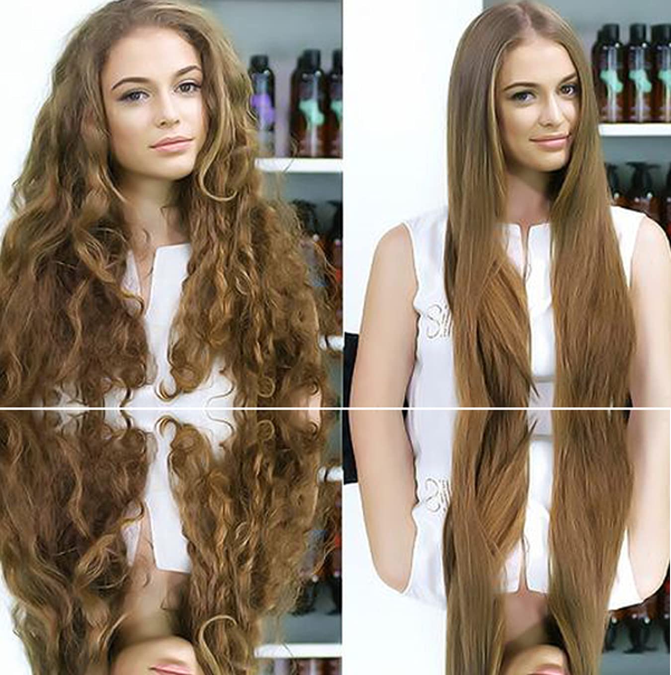 Brazilian Keratin Hair Treatment Kit - 4 Bottles 1000ml with Sulfate-Free Queratina for Deep Conditioning & Hair Repair | Professional Salon Treatment for Frizzy, Damaged Hair at Home | Perfect for Straightening, Smoothing & Restoring Shine