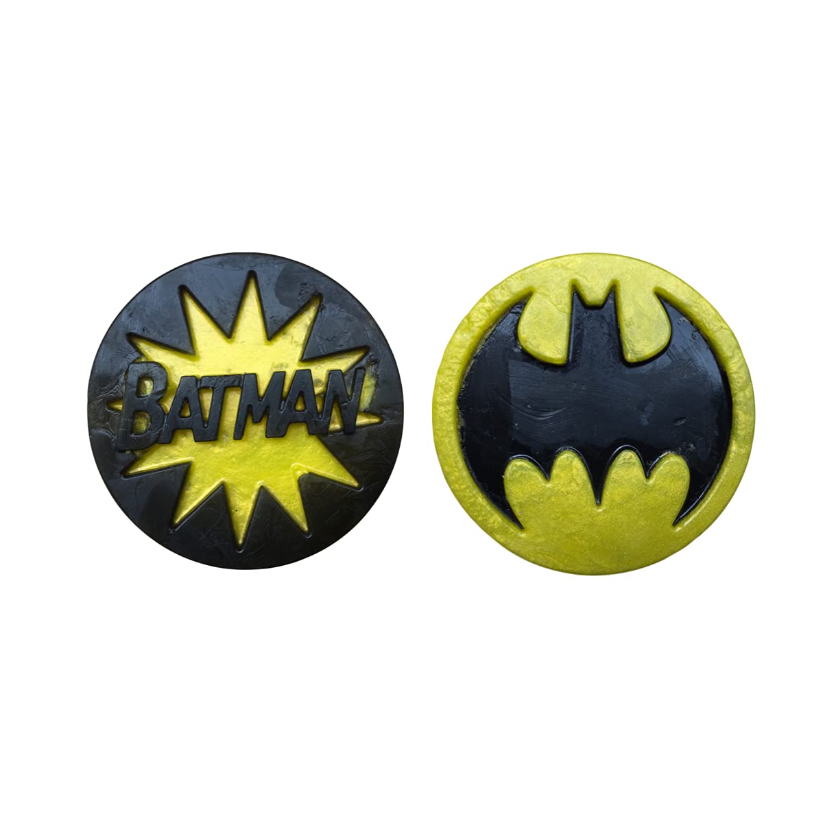 Batman Inspired Handmade Natural Soap - Pack of 2 (85g Each) | Assorted Fragrances, Skin-Friendly, Paraben & SLS Free | Superhero Theme Soap for Kids & Adults | Perfect for Birthday Gifts, Cosplay Events & Superhero Fans