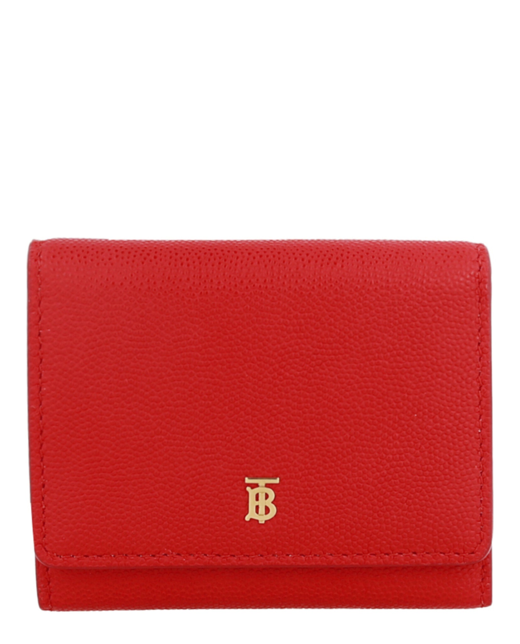 TB Monogram Tri-Fold Wallet for Men - Slim RFID Blocking Leather Bifold Wallet with Money Clip - Perfect for Everyday Use, Business, and Travel