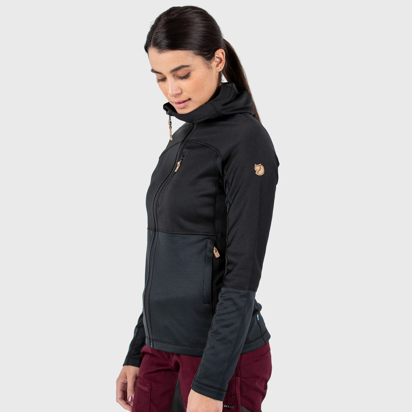 Fjallraven Abisko Trail Fleece Jacket for Women - Lightweight Hiking Fleece with Breathable Fabric - Perfect for Outdoor Adventures, Camping & Travel
