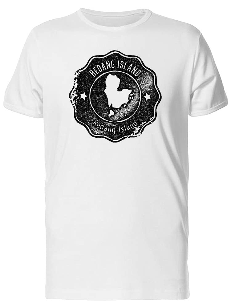 Vintage Map T-Shirt for Men - Redang Island Design, White Cotton Tee - Perfect for Travel, Beach, and Casual Wear