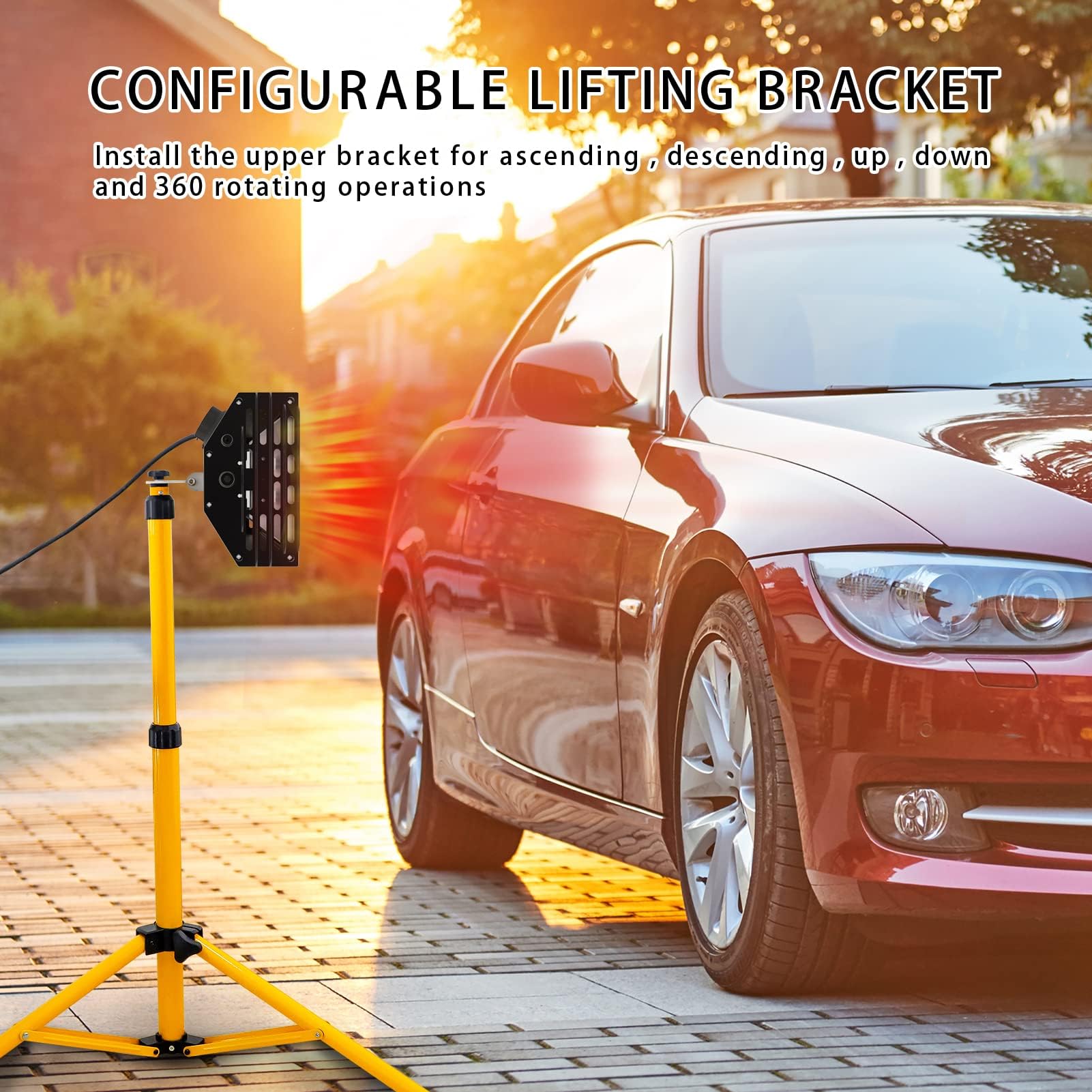 2000W Infrared Paint Curing Lamp - 110V Short-Wave Heating Light for Auto Body Repair with Adjustable Stand & Timer (0-90min) | Fast Drying Solution for Car Paint, Industrial Coatings & DIY Projects