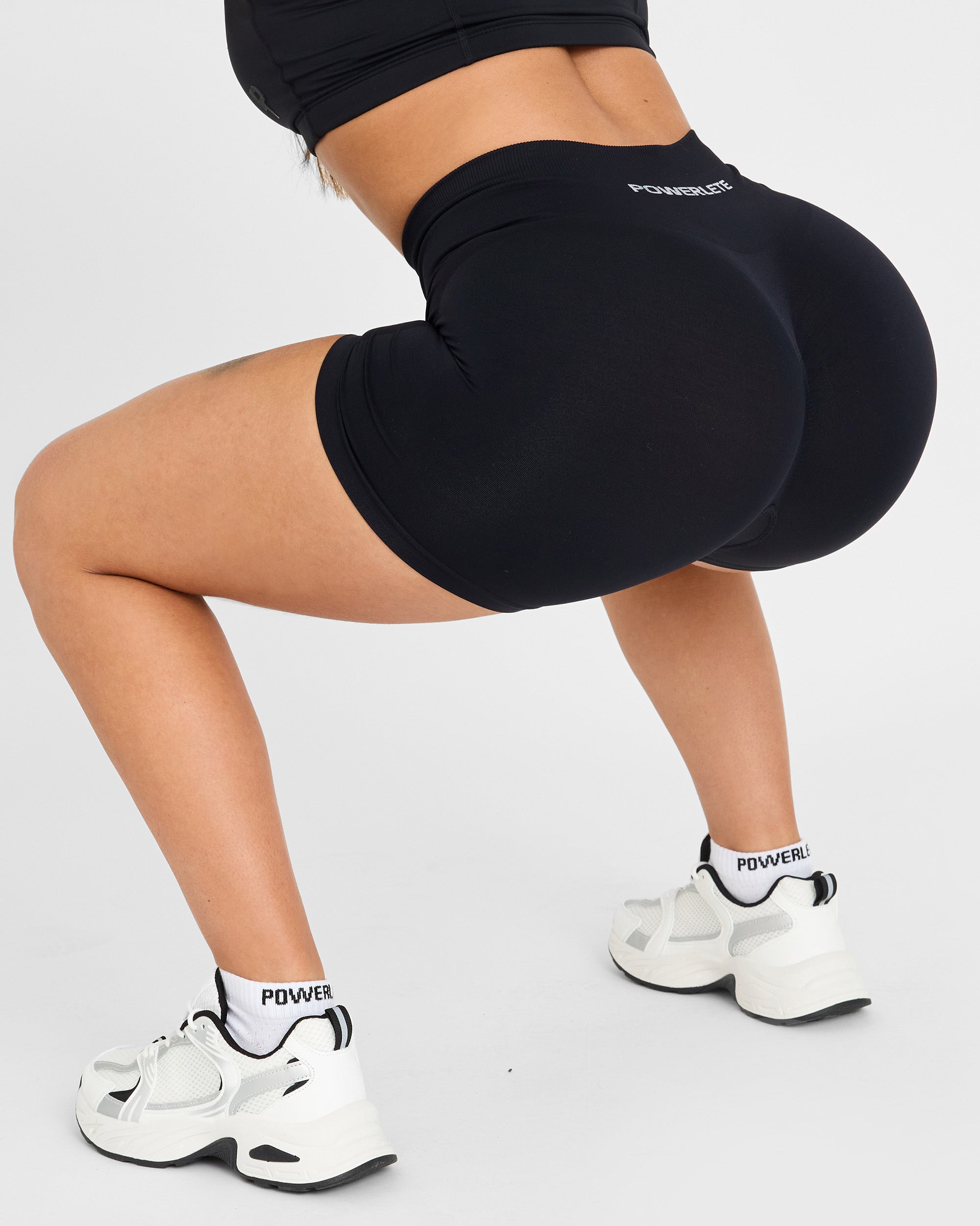 Evolve Seamless Workout Shorts for Women - High Waist Yoga Running Gym Athletic Shorts - Perfect for Yoga, Running, Gym & Lounge Wear