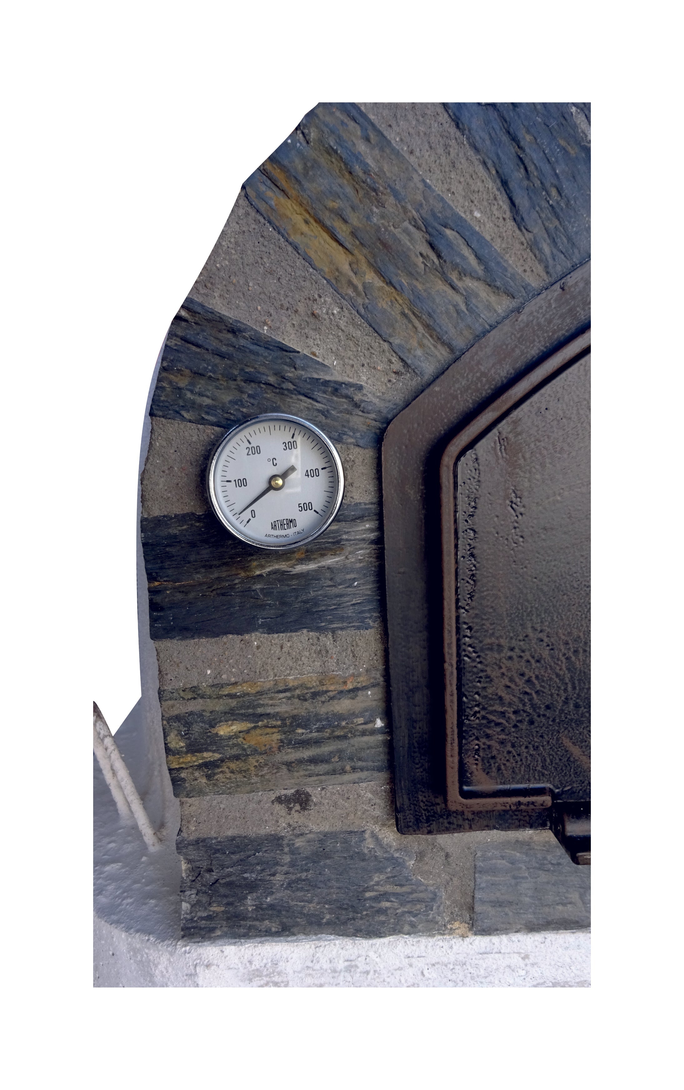 Premium PIZZAIOLI Pizza Oven Stone Arch - Hybrid Outdoor Pizza Oven for Backyard, Patio & Restaurant Use - Perfect for Wood Fired & Gas Cooking