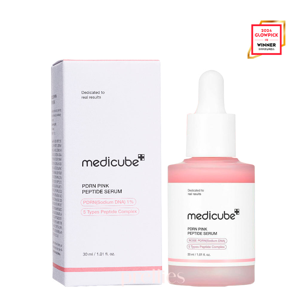 Medicube PDRN Pink Peptide Serum 30ml - Anti-Aging Face Serum with Peptides & PDRN for Wrinkles & Skin Repair - Perfect for Night Routine & Daily Skincare
