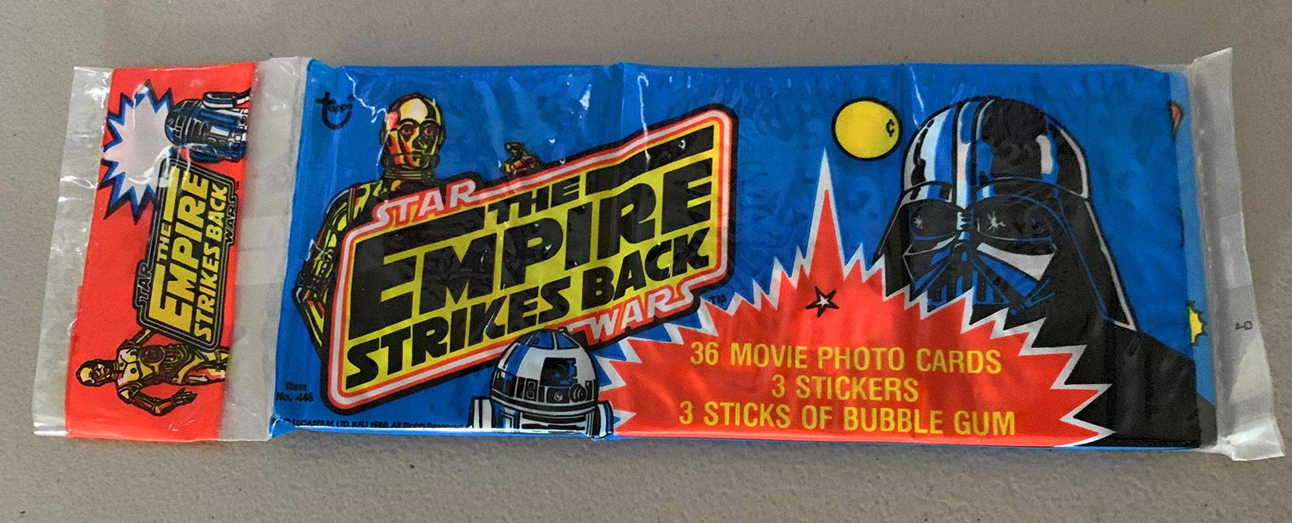 Star Wars The Empire Strikes Back Trading Cards - 3 Wax Packs (2nd Series) | Collectible Movie Memorabilia for Fans & Card Collectors | Perfect for Display, Trading & Nostalgic Gift Giving