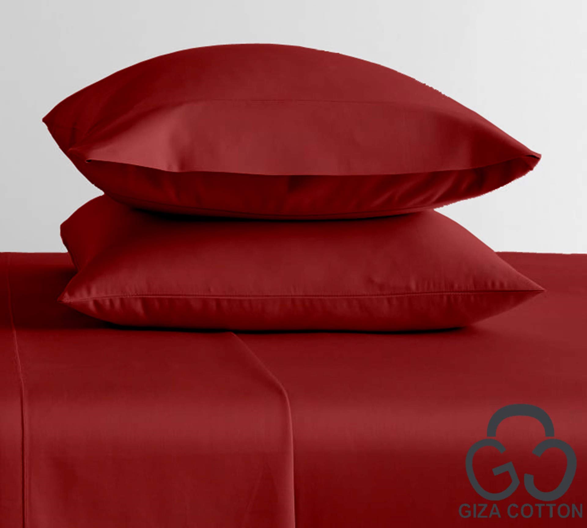 Premium 100% Giza Egyptian Cotton King Size Sheet Set - 5PC Deep Pocket (16