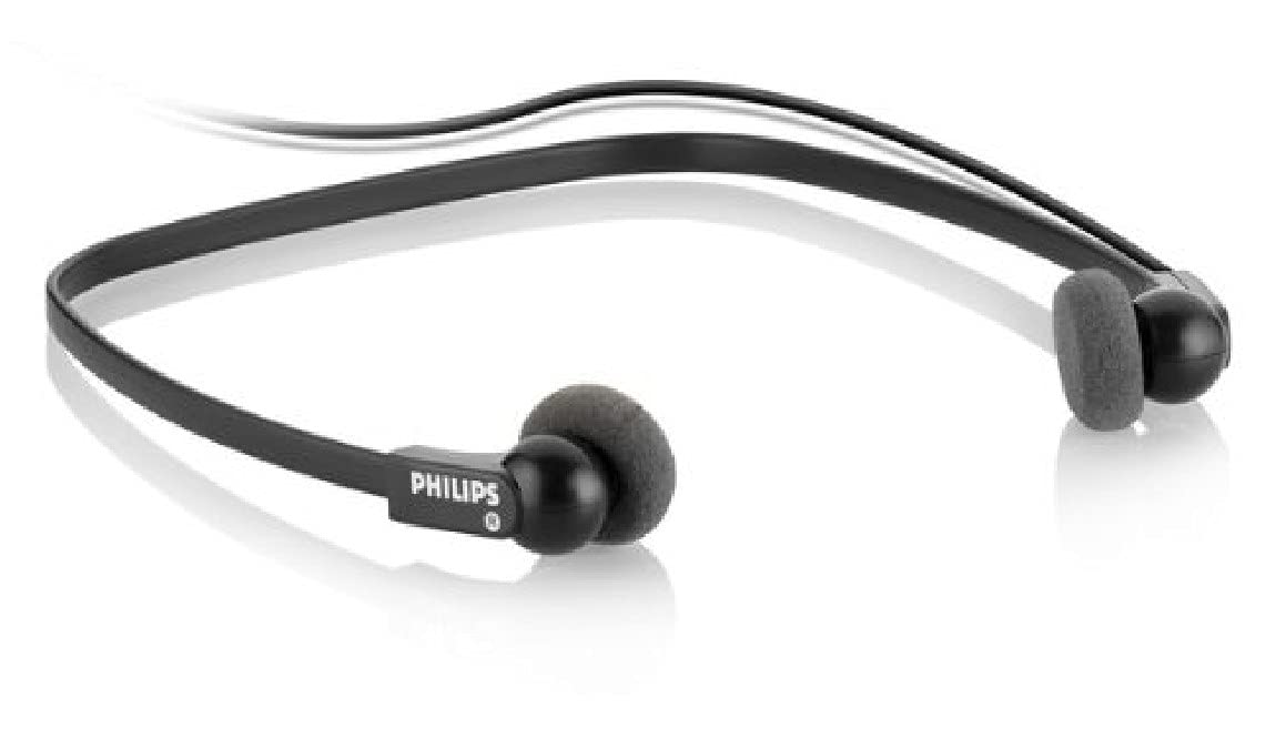 Philips LFH334/234 Professional Headphones for Desktop Dictation - Noise-Canceling Office Headset with Clear Mic for Transcription, Call Centers & Remote Work