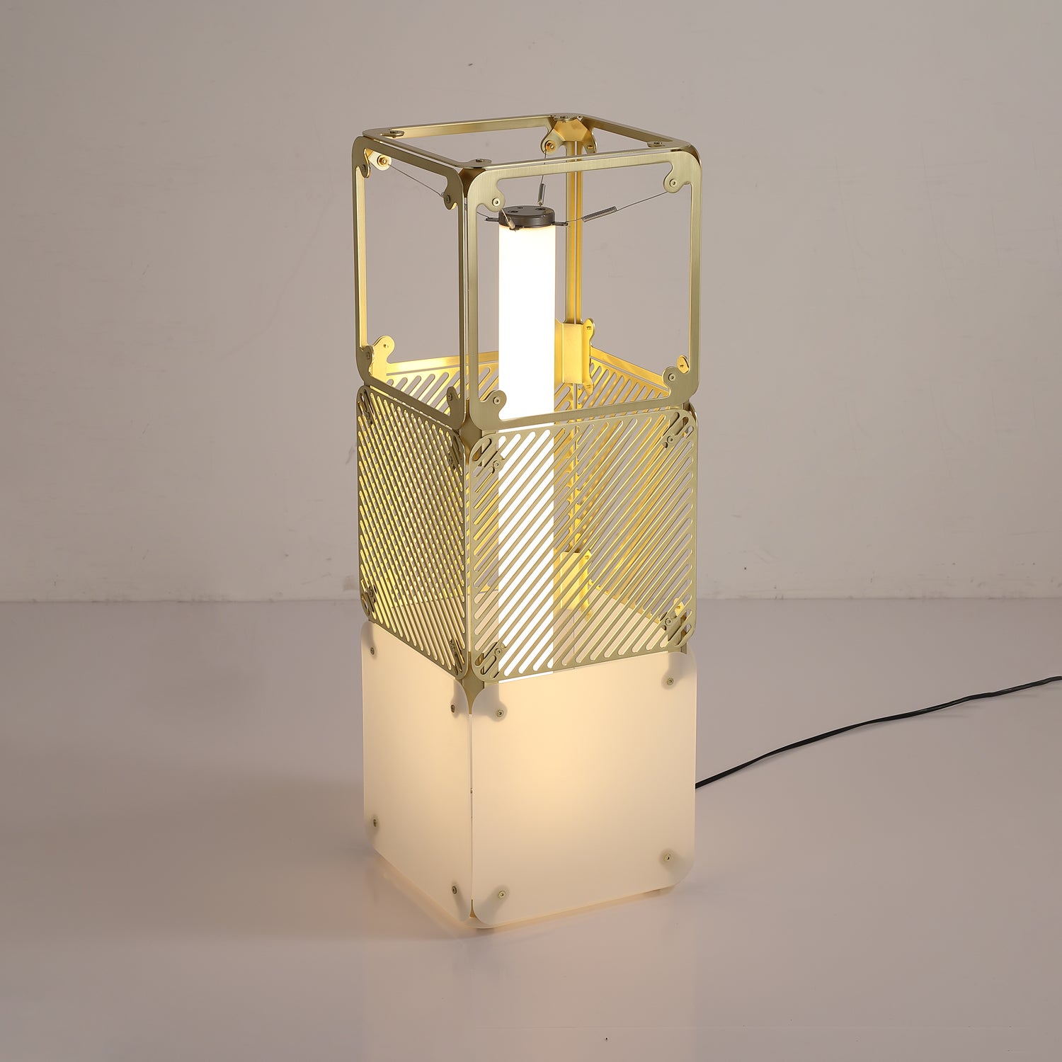 Hyperqube Modern LED Floor Lamp with Adjustable Brightness - Perfect for Living Room, Bedroom, and Office Lighting