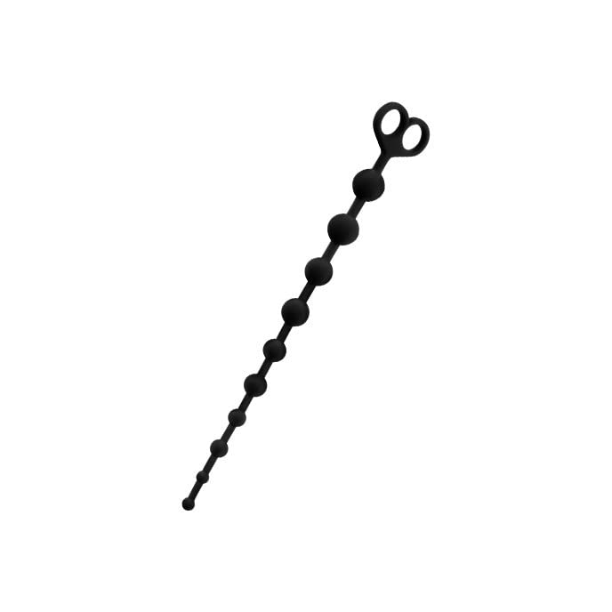 Silicone Anal Beads for Men - Adult Sex Toys, Penile Dilator & Stimulation Stick - Black - Perfect for Couples Play, Solo Pleasure & Sensual Exploration