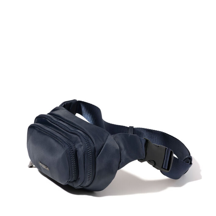 Baggallini On The Go Belt Bag Waist Pack - Hands-Free Crossbody Fanny Pack for Travel, Hiking & Running - Secure & Stylish Waist Wallet for Women & Men