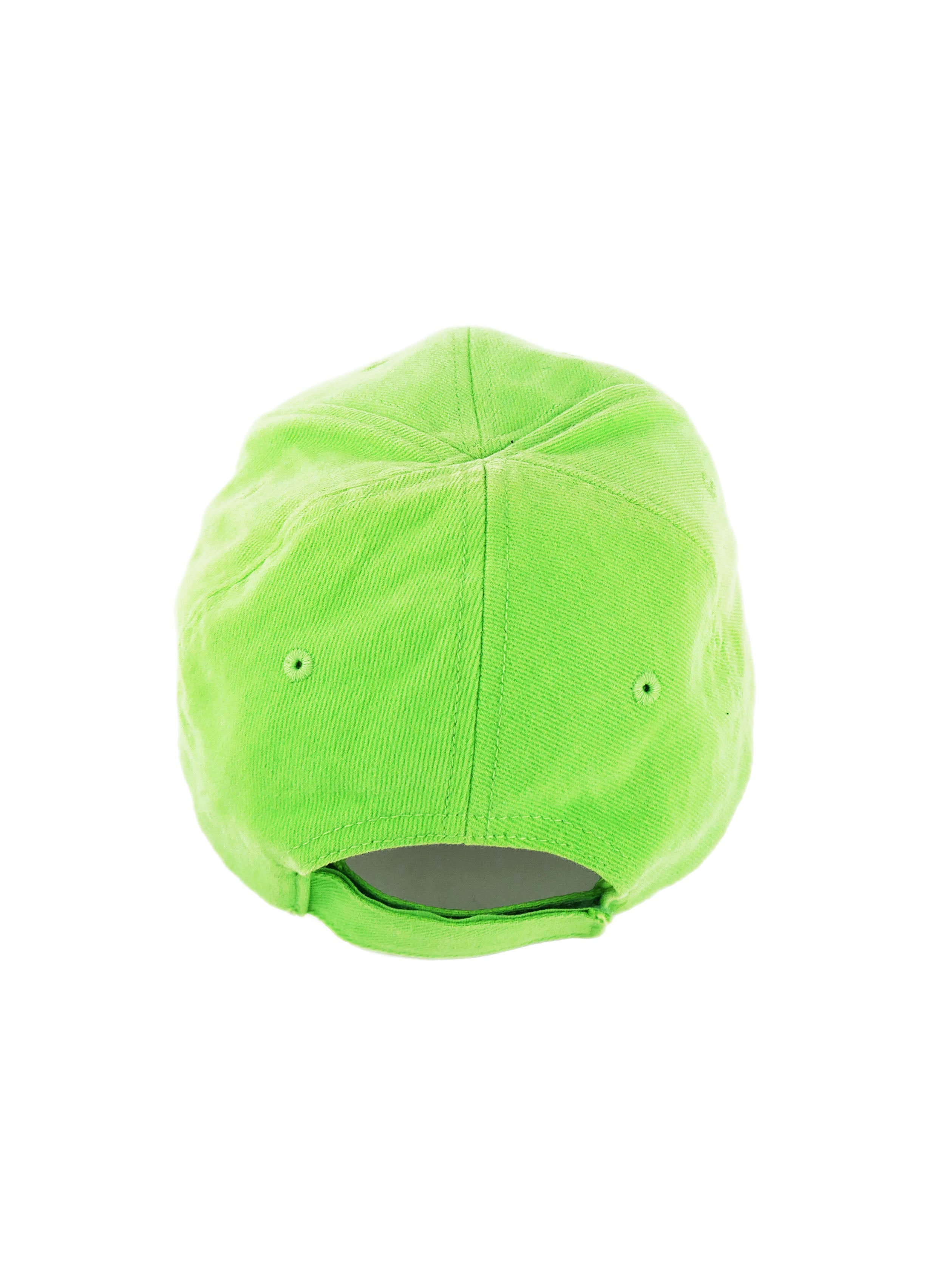 Balenciaga Green Logo Cap for Men & Women - Stylish Designer Baseball Hat for Fashion & Outdoor Activities