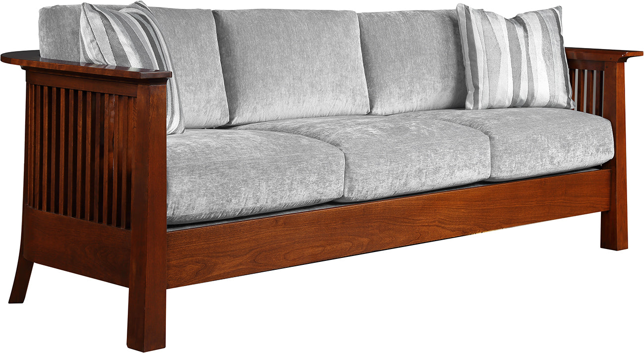 Park Slope Sofa - Modern Mid-Century Sofa for Living Room, Lounge & Office | Comfortable Upholstered Couch with Solid Wood Frame