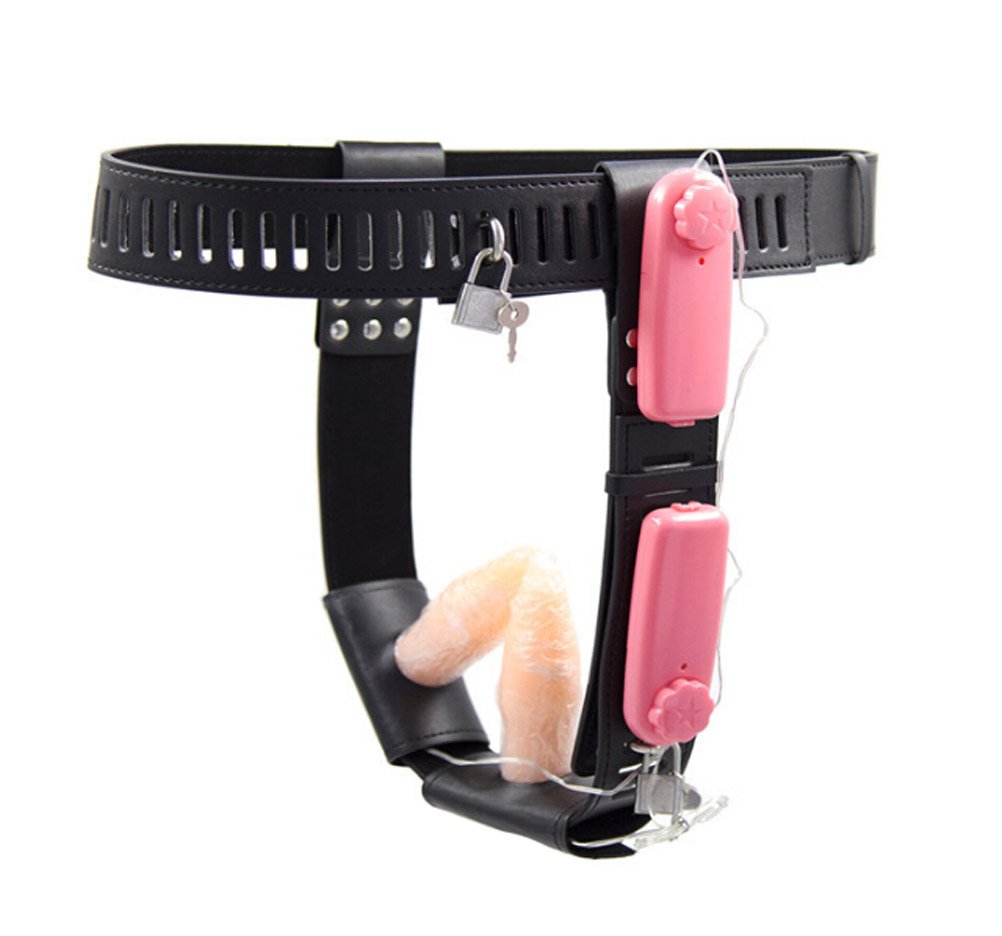 Maimai88 Sexy Bondage Briefs - Erotic Thongs & Electrical Chastity Pants with Locking Harness for BDSM, Fetish Play & Couples Adventure