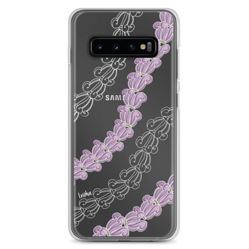 Samsung Clear Phone Case with Crown Lei Design - Slim Protective Cover for Samsung Galaxy [Model] - Perfect for Parties, Festivals, and Everyday Use