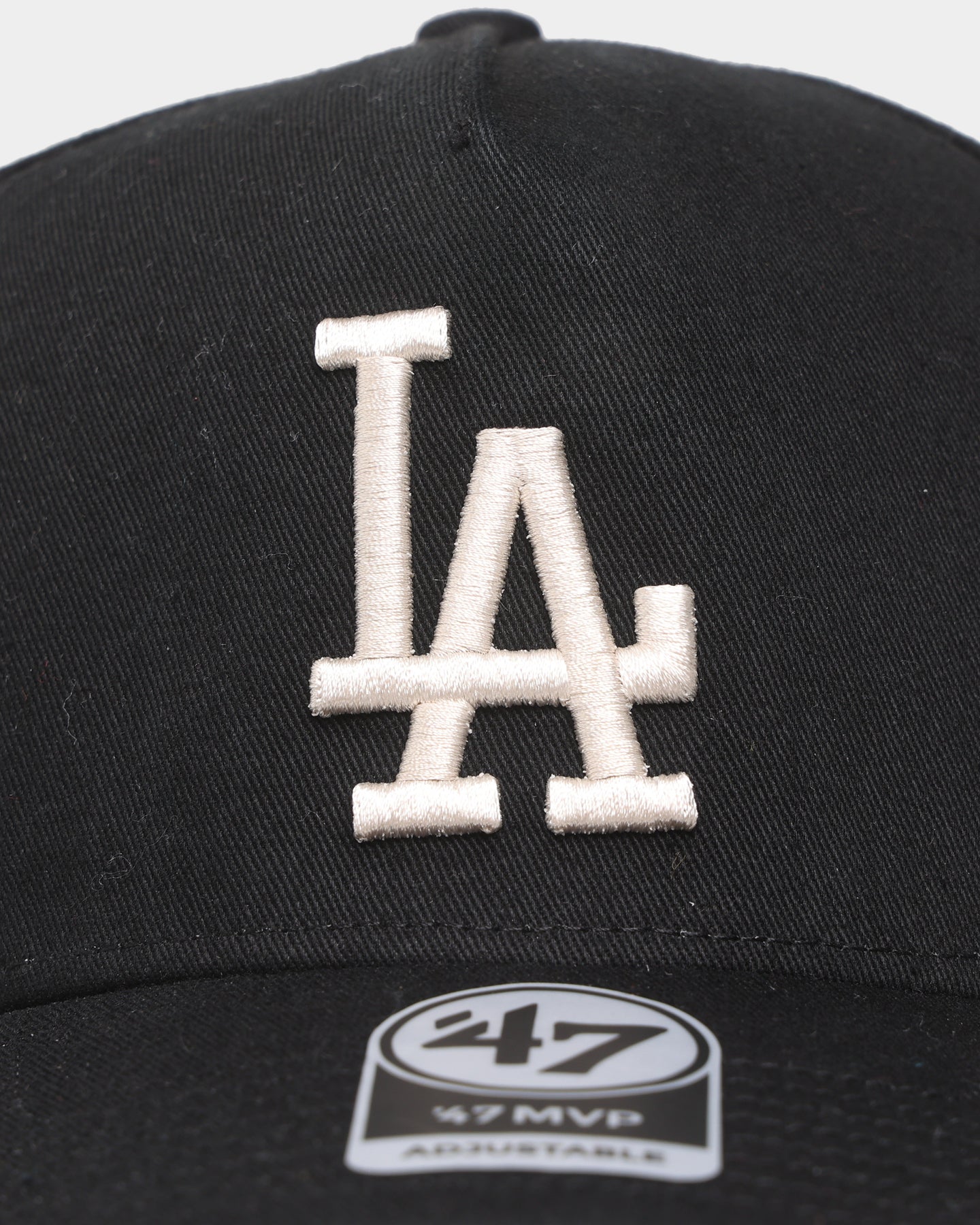 47 Brand Los Angeles Dodgers MVP Replica Snapback Hat - Black/Bone Adjustable Baseball Cap for Men & Women - Perfect for Game Day, Sports Events & Casual Wear