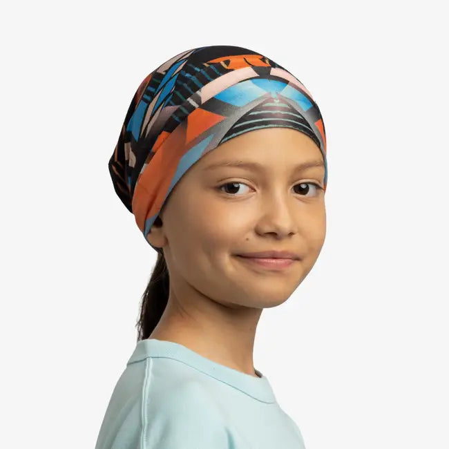 Buff Bok Multi CoolNet UV Protection Kids Neck Gaiter - Perfect for Outdoor Activities, Hiking, and Sun Protection