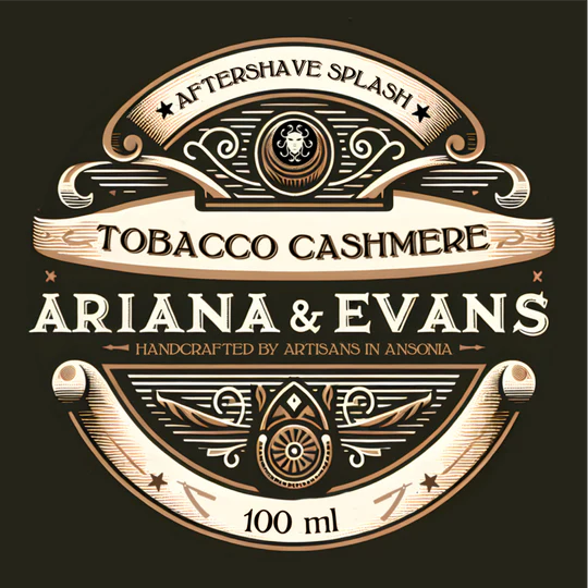Ariana & Evans Tobacco Cashmere Aftershave Splash for Men - Premium Post-Shave Soothing Balm with Moisturizing Formula - Perfect for Sensitive Skin & Daily Grooming Routine