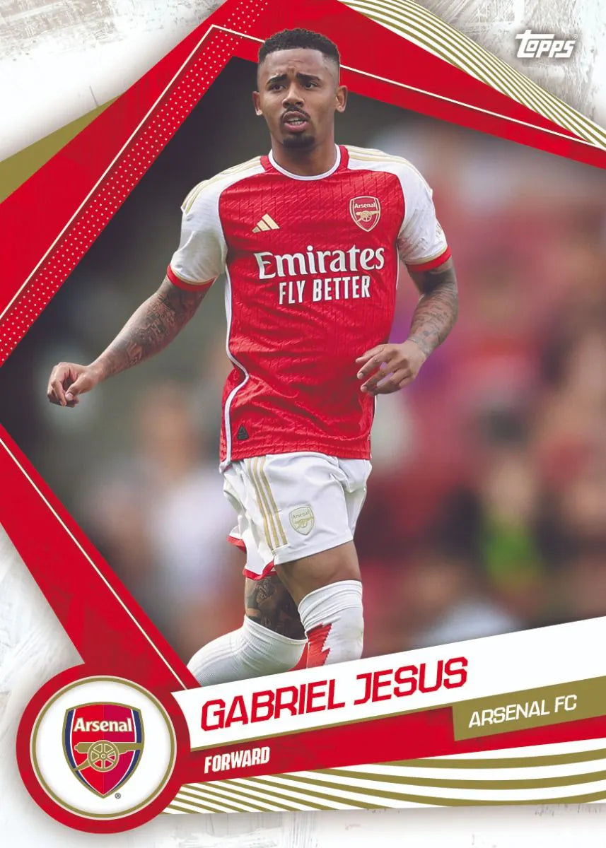 Official Topps Arsenal FC 2023/24 Fan Collection - Trading Cards & Memorabilia for Soccer Enthusiasts | Perfect for Collectors, Gifts & Match Day Excitement