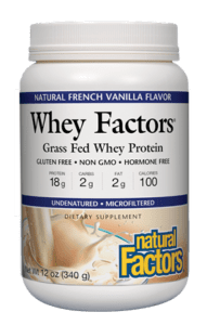 Grass Fed Whey Protein Powder by Whey Factors® - Premium Muscle Recovery & Post-Workout Supplement for Athletes & Fitness Enthusiasts