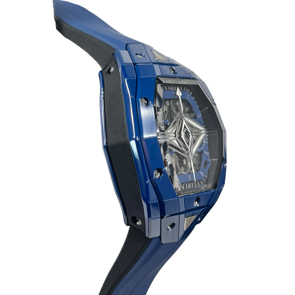 Hublot Big Bang Chronograph Sang Bleu Ceramic Men's Luxury Watch - Swiss Made Automatic Timepiece for Business, Gifting & Special Occasions