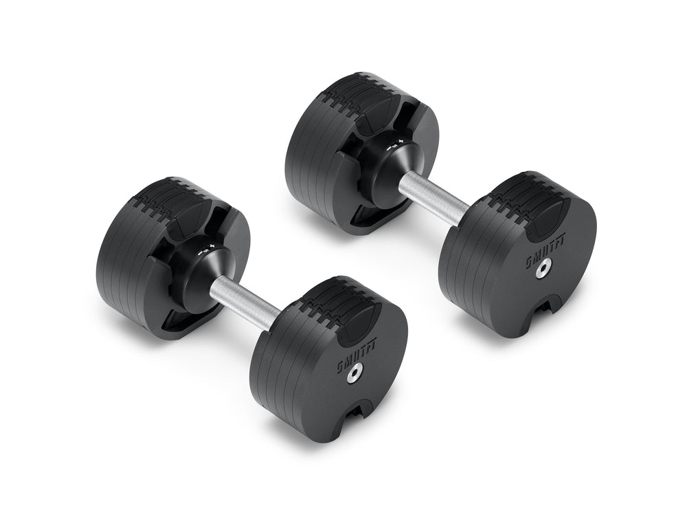 NÜOBELL 50lb Adjustable Dumbbell Set - Premium Home Gym Equipment for Strength Training & Weightlifting - Perfect for Home Workouts, CrossFit, and Fitness Enthusiasts